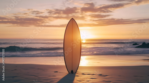 surfer at sunset