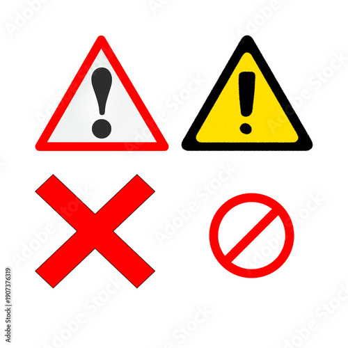 Free Download Warning and Caution Alert Symbols - GFXLoad
