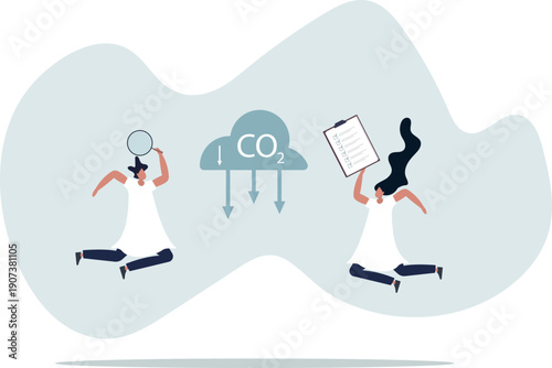 CO2 reduction to reduce carbon dioxide greenhouse gases.person's life situation and his activities.