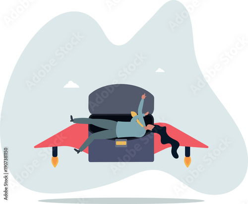 Ambition or aspiration to success in work, career growth or boost business development,person's life situation and his activities.