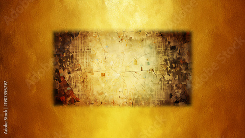 金のフレーム　AI生成素材