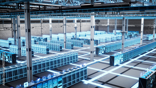 Canvastavla IT infrastructure, blade servers and digital twin scan for database management