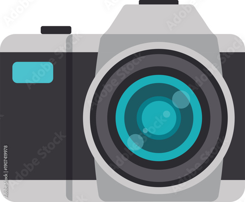 Digital Camera Vector Illustration Flat Photo Camera Icon