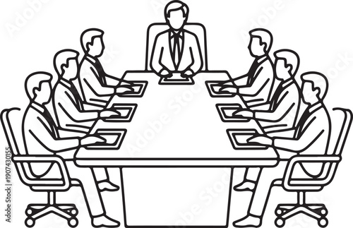 Business meeting with a team of professionals