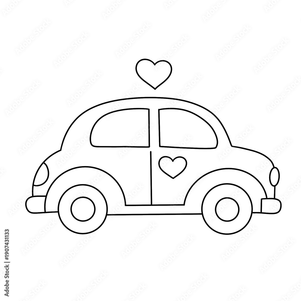 Fototapeta premium Valentine Clipart, Valentine Line Art, Love Illustrations, Heart Clipart, Romantic Graphics, Aesthetic Valentine, Cute Love Stamps, Minimalist Heart, Wedding Decor, Bridal Shower Art