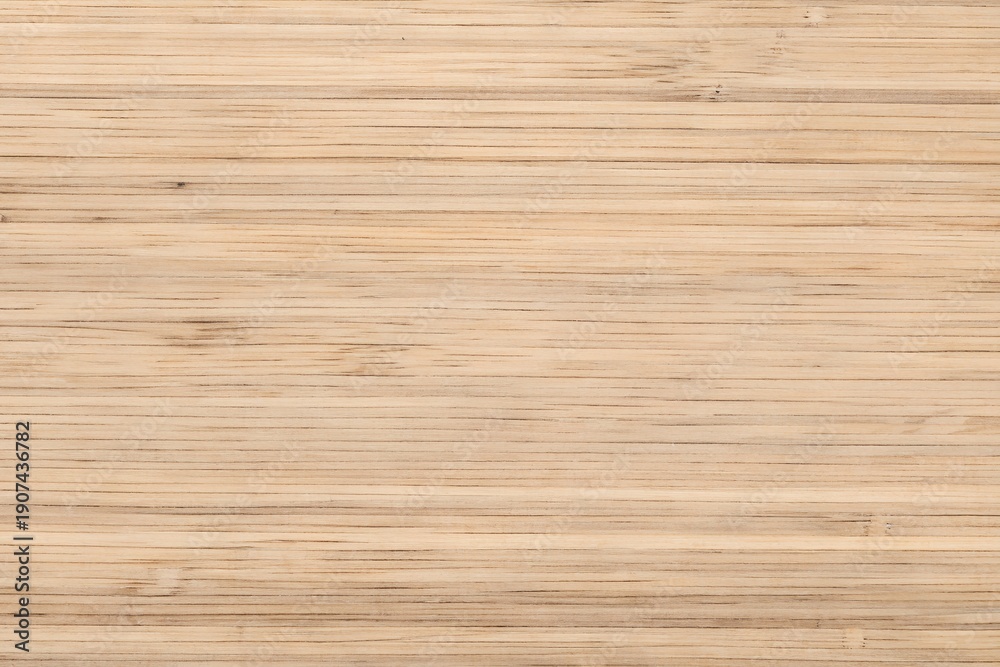 Fototapeta premium Light Natural Bamboo Horizontal Plank Grain Texture Seamless Background