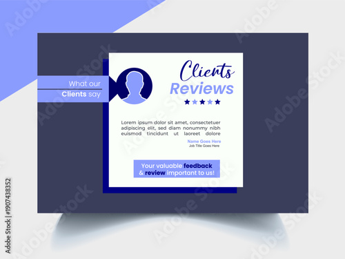 Review Design clean modern template design idea sample