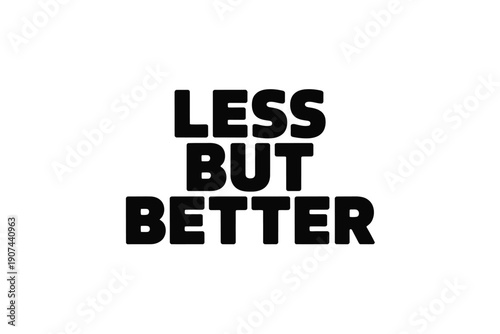 Black Bold Text Letters on White Background