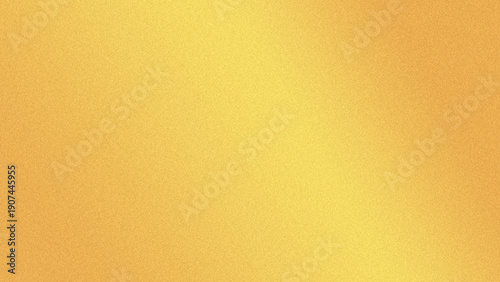 Golden Metallic Gradient Background with Fine Grain Texture