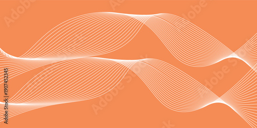 orange abstract background with curve line.modern Eps 10