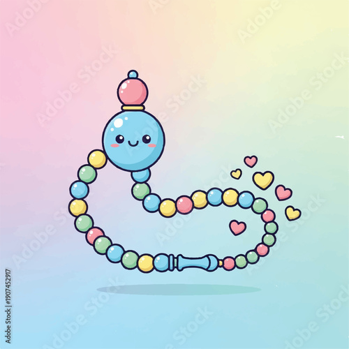 Baby Pacifier Clip Cartoon Character Soother.