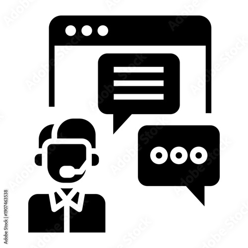 interaction Solid icon