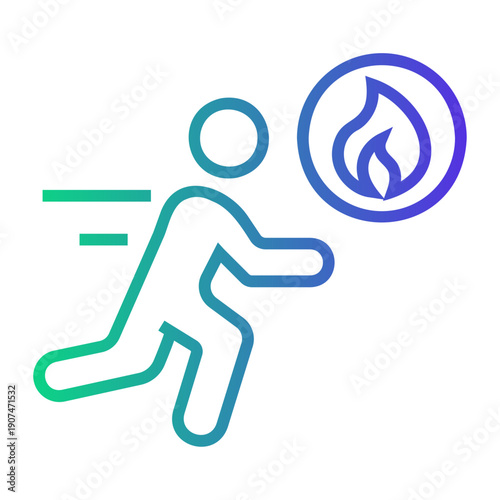 response Line Gradient Icon