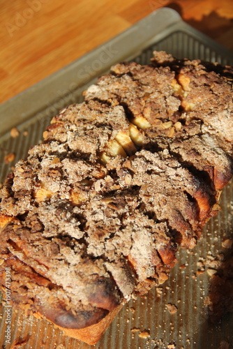 Wallpaper Mural Freshly baked pull apart cinnamon apple bread  Torontodigital.ca