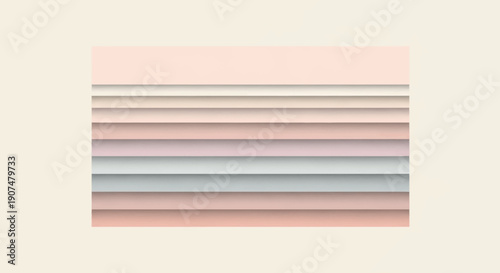 Layered Abstract Background with Horizontal Stripes in Soft Pastel Tones, Elegant and Minimalist Design, Subtle Gradient Texture, and Calm Aesthetic.