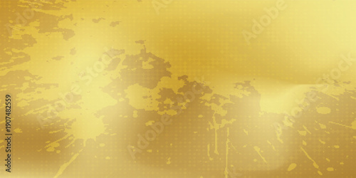 Gold gradient background texture metallic. Golden gradient blurry soft smooth motion bright shine. EPS Vector Illustration