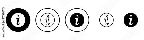 Information sign icon vector. about us sign and symbol. question mark icon