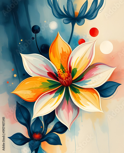 abstract, floral, flower, oilpaint, digital, painting, art, artwork, creative, artistic, texture, brushstroke, strokes, canvas, colorful, vibrant, expressive, aesthetic, beauty, elegant, decorative, d