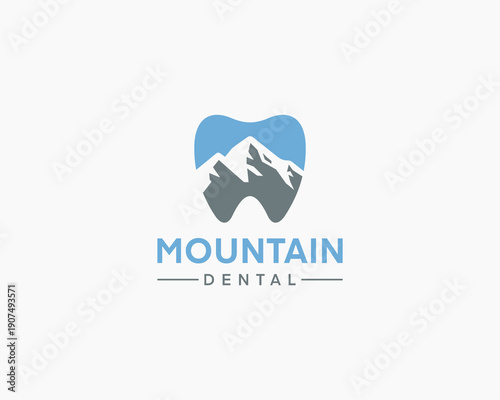 Mountain dental logo