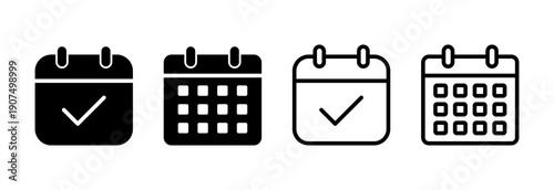 Calendar icon vector illustration. Calender sign and symbol. Schedule icon symbol