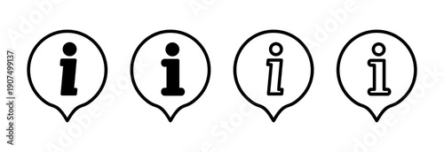 Information sign icon vector illustration. about us sign and symbol. question mark icon