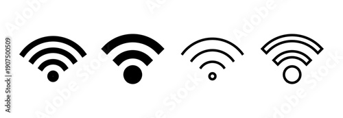 Wifi icon vector illustration. signal sign and symbol. Wireless  icon