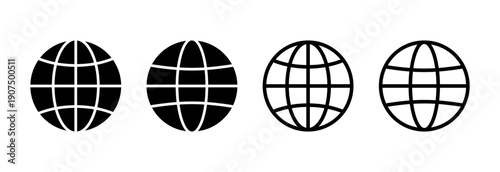 Web icon vector illustration. go to web sign and symbol. web click icon. Global search icon