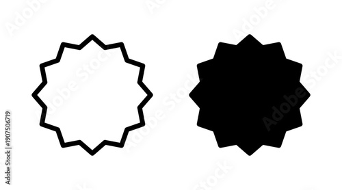 Badge icon set vector. Awards icon vector. Achieve sign and symbols. Stamp