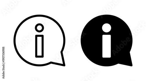 Information sign icon set vector. about us sign and symbol. question mark icon