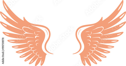 Simple Angel Wings Clipart