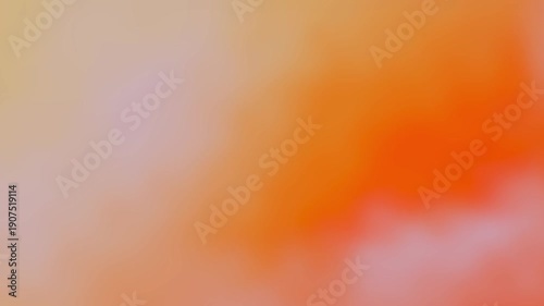 Vibrant abstract brush painting with a soft, warm gradient, creating a radiant and ethereal background blend of orange and yellow hues for creative design