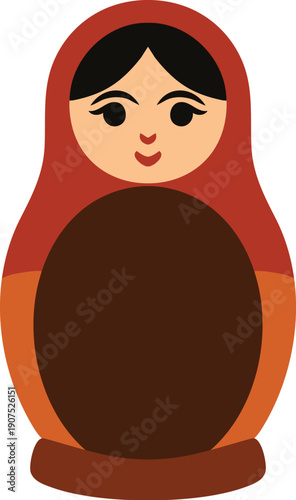 Matryoshka Doll Illustration