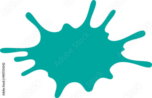 Simple ink blot illustration