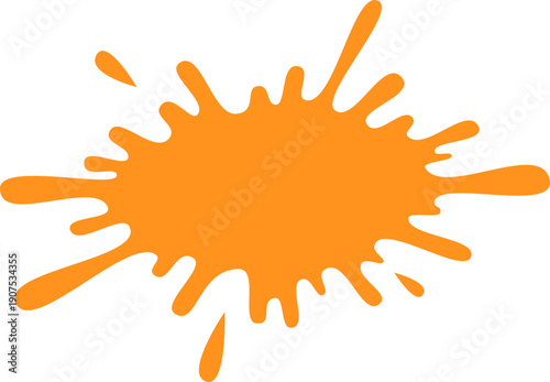 Vector illustration of ink blot or splash.