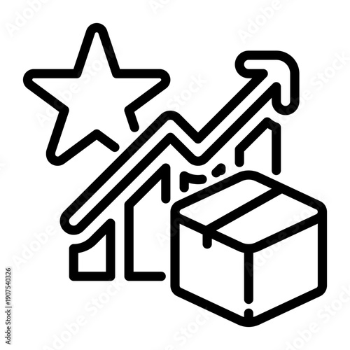 Supply icon, line icon style