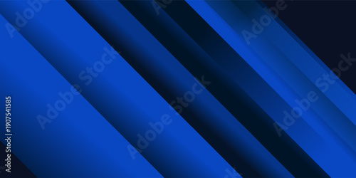 Blue black abstract background geometry shine and layer element vector for presentation design. Suit for business, corporate, institution, party, festive, seminar, and talks