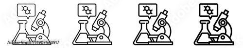Advanced Research Lab  Icon Set Different Style Collection