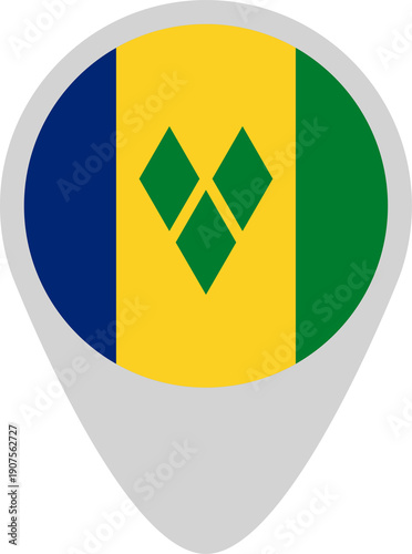 Free Download Saint Vincent dan Grenadine flag - GFXLoad