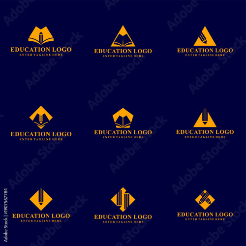 education design logo,icon,symbol,generic book logo,illustration,university,school,success,tech,study,student,linear,template,outline,company,marketing,brand,internet