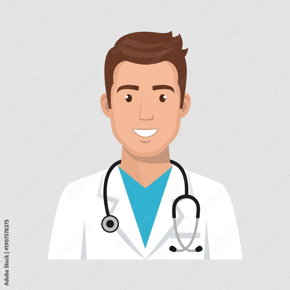 Fototapeta premium Smiling Male Doctor Portrait.