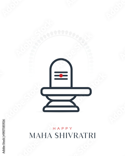 Maha Shivratri Festival Illustration Social Media Post