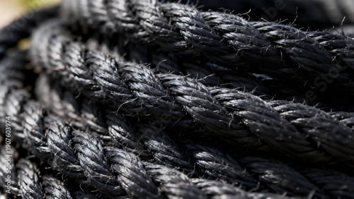 CoiledBlackRopeTexture