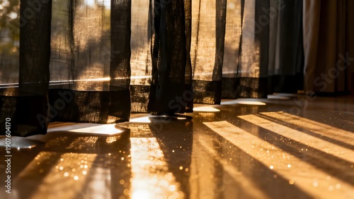 SunlightThroughCurtainsOnFloor