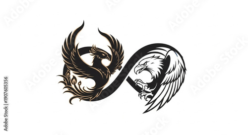 Phoenix and Eagle Infinity Symbol.