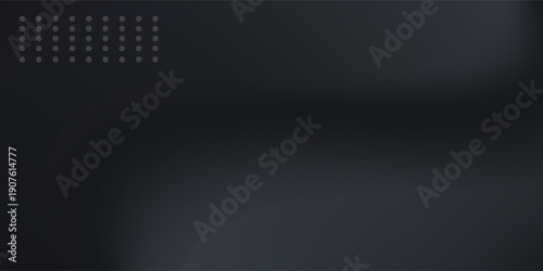 Elegant Black vector. Limbo dark grey spotlight background. Abstract 3d backdrop for product presentation. graphic shadow
