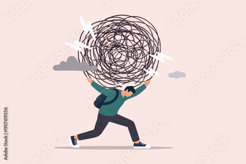 Person Carrying Heavy Burden