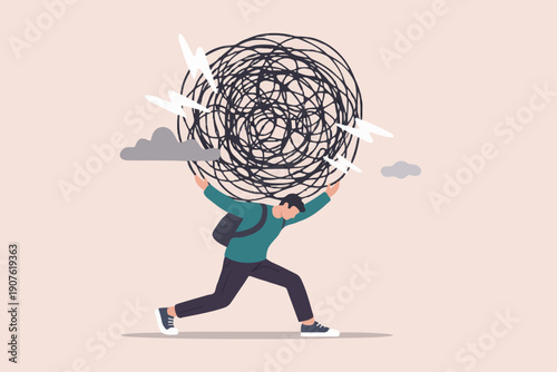 Person Carrying Heavy Burden