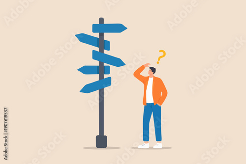 Making A Decision Concept