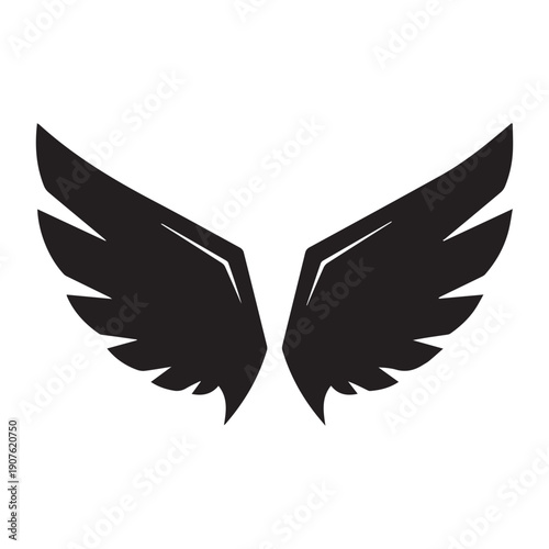 Angel Wings Symbol Logo Design