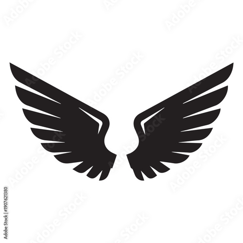 Angel Wings Symbol Logo Design